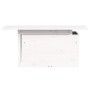 Mesa de jardín madera maciza de pino blanca 100x50x75 cm de , Mesas de jardín - Ref: Foro24-844909, Precio: 70,72 €, Descuent...