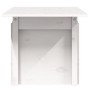 Mesa de jardín madera maciza de pino blanca 100x50x75 cm de , Mesas de jardín - Ref: Foro24-844909, Precio: 70,72 €, Descuent...