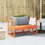 Banco sofá de jardín extensible madera maciza de pino marrón de , Bancos de jardín - Ref: Foro24-844659, Precio: 139,14 €, De...