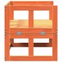 Banco sofá de jardín extensible madera maciza de pino marrón de , Bancos de jardín - Ref: Foro24-844659, Precio: 139,14 €, De...