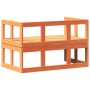 Banco sofá de jardín extensible madera maciza de pino marrón de , Bancos de jardín - Ref: Foro24-844659, Precio: 139,14 €, De...