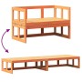 Banco sofá de jardín extensible madera maciza de pino marrón de , Bancos de jardín - Ref: Foro24-844659, Precio: 139,14 €, De...