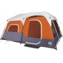Tienda familiar con LED 9 personas apertura rápida gris naranja de , Tiendas de campaña - Ref: Foro24-94312, Precio: 276,59 €...