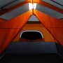 Tienda familiar con LED 9 personas apertura rápida gris naranja de , Tiendas de campaña - Ref: Foro24-94312, Precio: 276,59 €...
