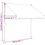 Toldo retráctil de tela y acero gris antracita 200x150 cm de , Toldos - Ref: Foro24-368738, Precio: 75,98 €, Descuento: %