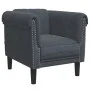 Sillón de terciopelo gris oscuro de , Sofás - Ref: Foro24-372566, Precio: 174,82 €, Descuento: %