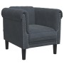 Sillón de terciopelo gris oscuro de , Sofás - Ref: Foro24-372566, Precio: 177,31 €, Descuento: %