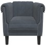 Sillón de terciopelo gris oscuro de , Sofás - Ref: Foro24-372566, Precio: 177,31 €, Descuento: %