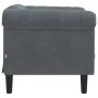 Sillón de terciopelo gris oscuro de , Sofás - Ref: Foro24-372566, Precio: 174,82 €, Descuento: %