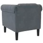 Sillón de terciopelo gris oscuro de , Sofás - Ref: Foro24-372566, Precio: 174,82 €, Descuento: %