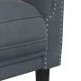 Sillón de terciopelo gris oscuro de , Sofás - Ref: Foro24-372566, Precio: 174,82 €, Descuento: %