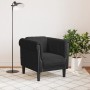 Sillón de terciopelo negro de , Sofás - Ref: Foro24-372570, Precio: 177,63 €, Descuento: %