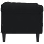Sillón de terciopelo negro de , Sofás - Ref: Foro24-372570, Precio: 177,63 €, Descuento: %