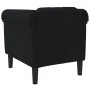 Sillón de terciopelo negro de , Sofás - Ref: Foro24-372570, Precio: 175,29 €, Descuento: %