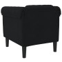 Sillón de terciopelo negro de , Sofás - Ref: Foro24-372570, Precio: 177,63 €, Descuento: %