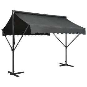 Toldo de pie independiente gris antracita 300x300 cm de vidaXL, Sombrillas - Ref: Foro24-145885, Precio: 285,09 €, Descuento: %