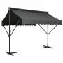 Toldo de pie independiente gris antracita 300x300 cm de vidaXL, Sombrillas - Ref: Foro24-145885, Precio: 285,09 €, Descuento: %
