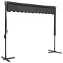 Toldo de pie independiente gris antracita 300x300 cm de vidaXL, Sombrillas - Ref: Foro24-145885, Precio: 285,09 €, Descuento: %
