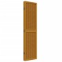 Biombo separador de 5 paneles madera maciza paulownia marrón de , Divisores de ambientes - Ref: Foro24-358821, Precio: 124,45...