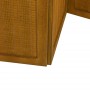 Biombo separador de 5 paneles madera maciza paulownia marrón de , Divisores de ambientes - Ref: Foro24-358821, Precio: 124,45...