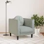 Armchair with light gray velvet cushion by , Sofas - Ref: Foro24-372622, Price: 136,85 €, Discount: %