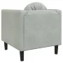 Armchair with light gray velvet cushion by , Sofas - Ref: Foro24-372622, Price: 136,85 €, Discount: %