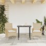 Sillones de jardín con cojines 2 uds ratán sintético beige de , Sillas de jardín - Ref: Foro24-368113, Precio: 127,44 €, Desc...