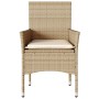 Sillones de jardín con cojines 2 uds ratán sintético beige de , Sillas de jardín - Ref: Foro24-368113, Precio: 127,44 €, Desc...