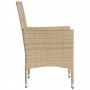 Sillones de jardín con cojines 2 uds ratán sintético beige de , Sillas de jardín - Ref: Foro24-368113, Precio: 127,44 €, Desc...