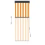 Estor enrollable de exterior blanco y naranja 60x250 cm de vidaXL, Persianas y estores - Ref: Foro24-145945, Precio: 39,34 €,...