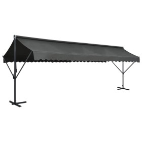 Toldo de pie independiente gris antracita 600x300 cm de vidaXL, Sombrillas - Ref: Foro24-145888, Precio: 528,26 €, Descuento: %