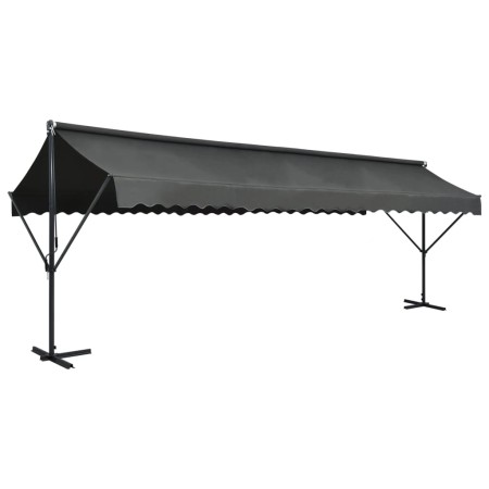 Toldo de pie independiente gris antracita 600x300 cm de vidaXL, Sombrillas - Ref: Foro24-145888, Precio: 528,26 €, Descuento: %