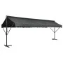 Toldo de pie independiente gris antracita 600x300 cm de vidaXL, Sombrillas - Ref: Foro24-145888, Precio: 374,30 €, Descuento: %