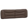 Estructura de cama con luz LED cuero sintético marrón 180x200cm de , Camas y somieres - Ref: Foro24-3213950, Precio: 246,57 €...