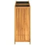 Jardinera con forro madera maciza de acacia 84x42x100 cm de , Maceteros y jardineras - Ref: Foro24-366439, Precio: 162,53 €, ...