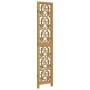 Biombo separador de 3 paneles madera maciza paulownia marrón de , Divisores de ambientes - Ref: Foro24-358863, Precio: 79,51 ...