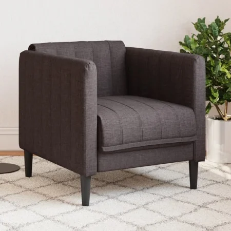 Sillón de tela marrón oscuro de , Sofás - Ref: Foro24-372598, Precio: 122,83 €, Descuento: %