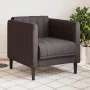 Sillón de tela marrón oscuro de , Sofás - Ref: Foro24-372598, Precio: 122,83 €, Descuento: %