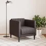 Sillón de tela marrón oscuro de , Sofás - Ref: Foro24-372598, Precio: 122,83 €, Descuento: %