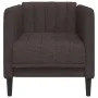 Sillón de tela marrón oscuro de , Sofás - Ref: Foro24-372598, Precio: 122,83 €, Descuento: %