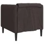 Sillón de tela marrón oscuro de , Sofás - Ref: Foro24-372598, Precio: 122,83 €, Descuento: %