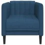 Sillón de tela azul de , Sofás - Ref: Foro24-372601, Precio: 158,89 €, Descuento: %