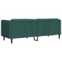 Sofá de 3 plazas tela verde oscuro de , Sofás - Ref: Foro24-372617, Precio: 313,26 €, Descuento: %