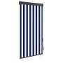 Estor enrollable de exterior azul y blanco 80x250 cm de vidaXL, Persianas y estores - Ref: Foro24-145949, Precio: 42,70 €, De...