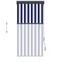 Estor enrollable de exterior azul y blanco 80x250 cm de vidaXL, Persianas y estores - Ref: Foro24-145949, Precio: 42,70 €, De...
