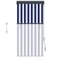 Estor enrollable de exterior azul y blanco 80x250 cm de vidaXL, Persianas y estores - Ref: Foro24-145949, Precio: 42,16 €, De...