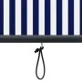Estor enrollable de exterior azul y blanco 80x250 cm de vidaXL, Persianas y estores - Ref: Foro24-145949, Precio: 42,16 €, De...