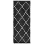 Alfombra de pelo largo moderna PAMPLONA negro y crema 80x200 cm de , Alfombras - Ref: Foro24-375406, Precio: 33,11 €, Descuen...