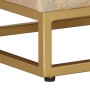 Mesita de noche madera maciza de mango y hierro 40x30x50 cm de , Mesitas de noche - Ref: Foro24-372009, Precio: 78,03 €, Desc...