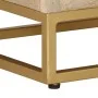 Mesita de noche madera maciza de mango y hierro 40x30x50 cm de , Mesitas de noche - Ref: Foro24-372009, Precio: 77,37 €, Desc...